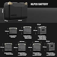 Vista 2 de NOCO Litio NLP20: Batería ultraligera de litio Powersport de 12 V - Grupo 20 - 7Ah - Potencia de arranque 600A - BMS inteligente - Certificado UL