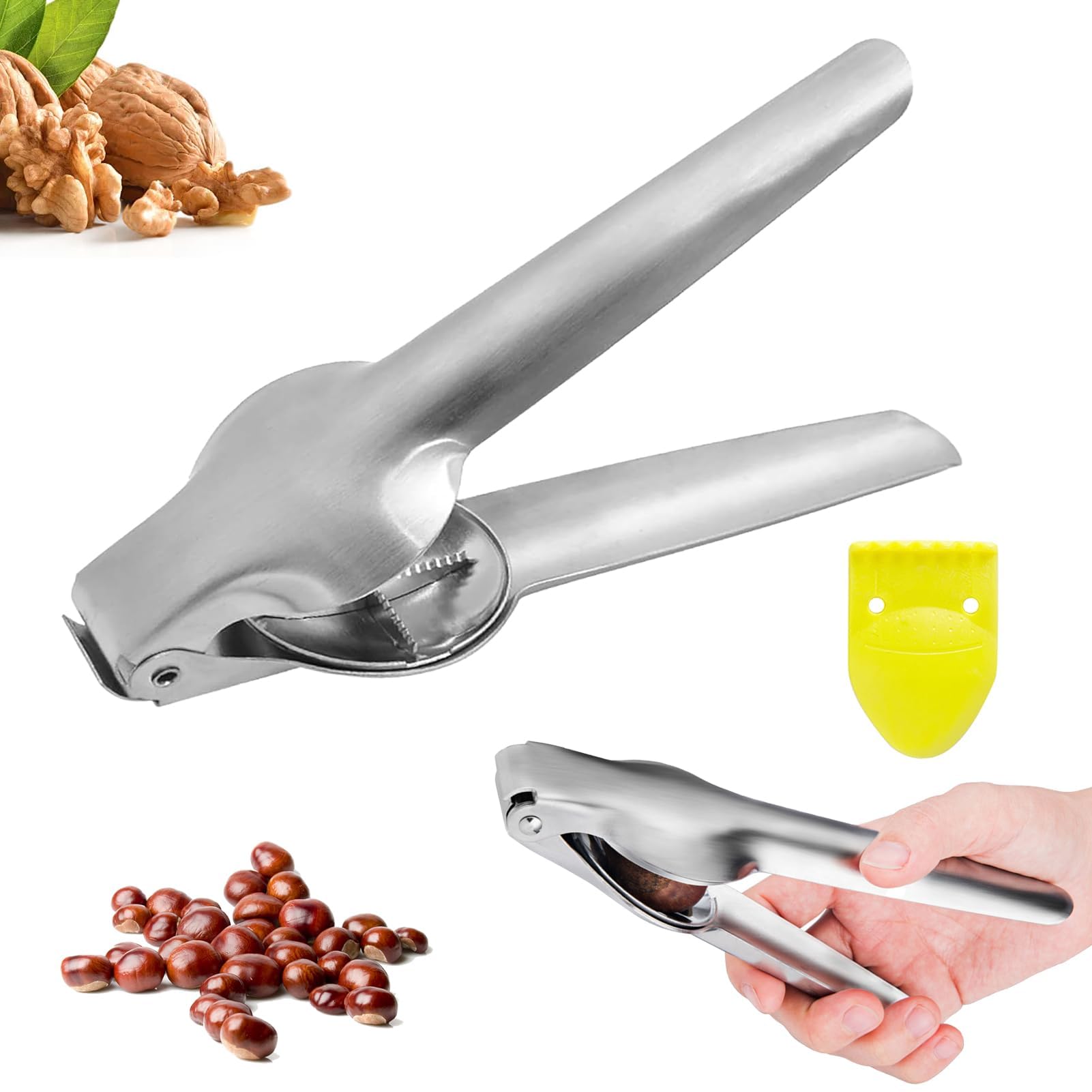 1 Pieza Abridor De Castañas De Acero Inoxidable - Cortador De Castañas