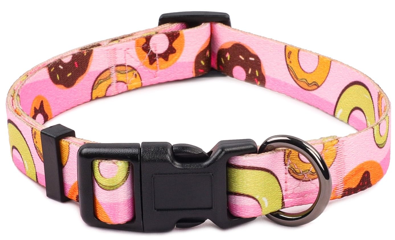 COSYHOMELONDON Dog Collar for Small Dogs Cute Small Medium Large Dog Pet Collar, with Floral Patterns - Image 2