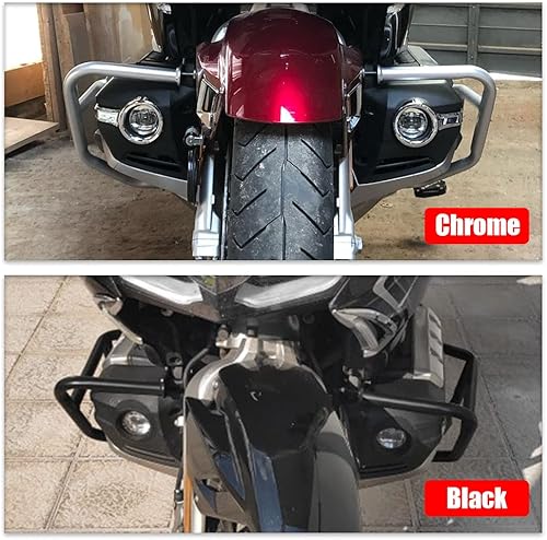Miniatura 4 de Protectores de parachoques para Goldwing 1800 GL1800 2025 2024 2023 2022 2021 2020 2019 2018 F6B F6C 1800 Accesorios de motocicleta (cromado)