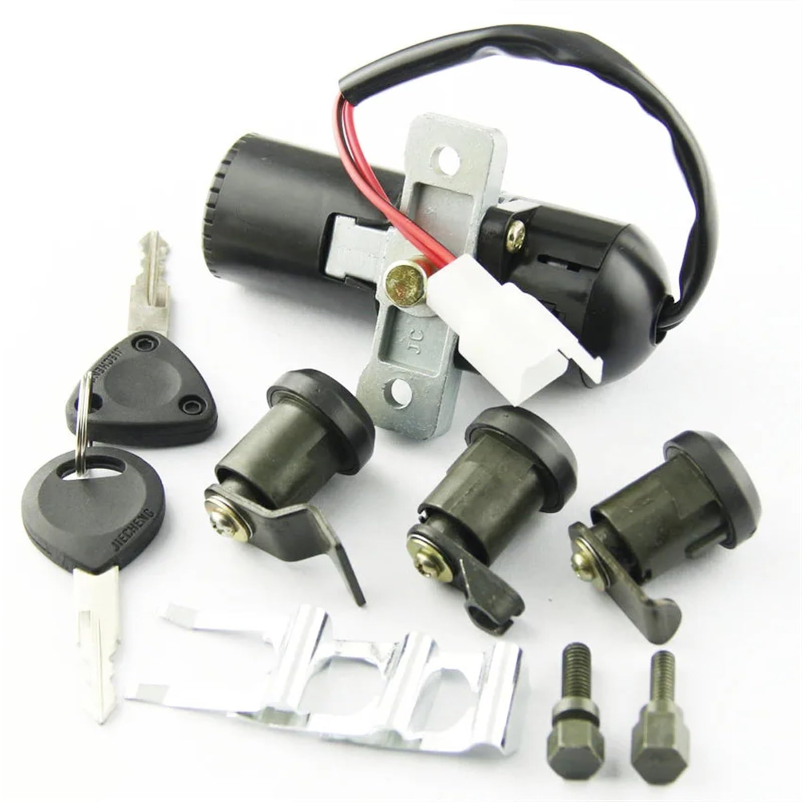 Blocchetto Accensione Moto Per Peugeot SV 250 2001 OEM:755056 Moto Kit Interruttore Accensione Moto Assemblaggio Tappo Serbatoio Carburante Coperchio Serbatoio Con 2 Chiavi Interruttore Accensione