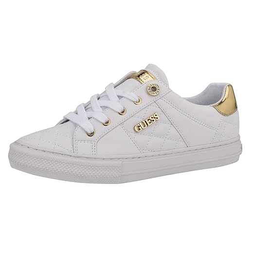 Guess Women's Loven Sneaker, White, 8
