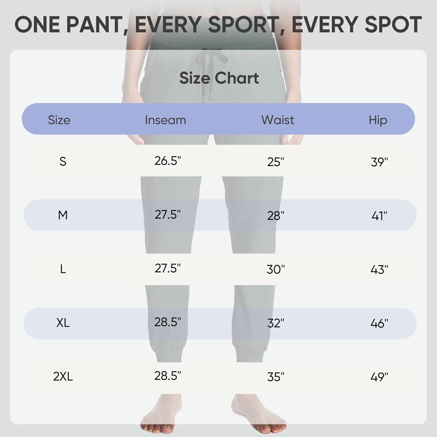 MERIDIANA Womens Hiking Pants with Zipper Pocket Breathable Quick-Dry Stretchy Nylon Outdoor Jogger Ladies Petite Scrub Pants - Image 6