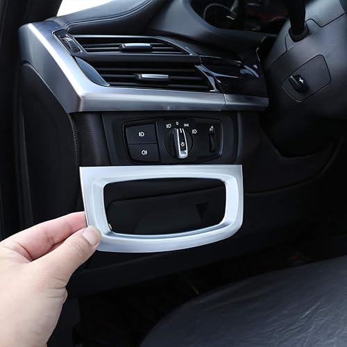 Miniatura 3 de CHEYA ABS plástico coche interruptor decoración marco ajuste accesorios para BMW X5 f15 2014-2018 (cromo)