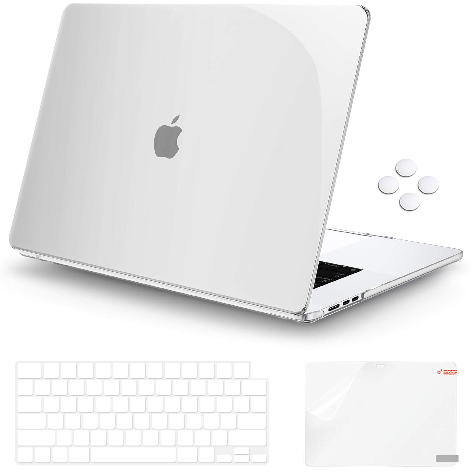 iCasso Compatible with MacBook Air 15 inch Case 2023 2024 M2 M3 Chip Model A2941 A3114, Hard Shell Case with Screen Protector TPU Keyboard Cover, Clear (B0CG1FS5K6) Amazon Price History, Amazon Price Tracker