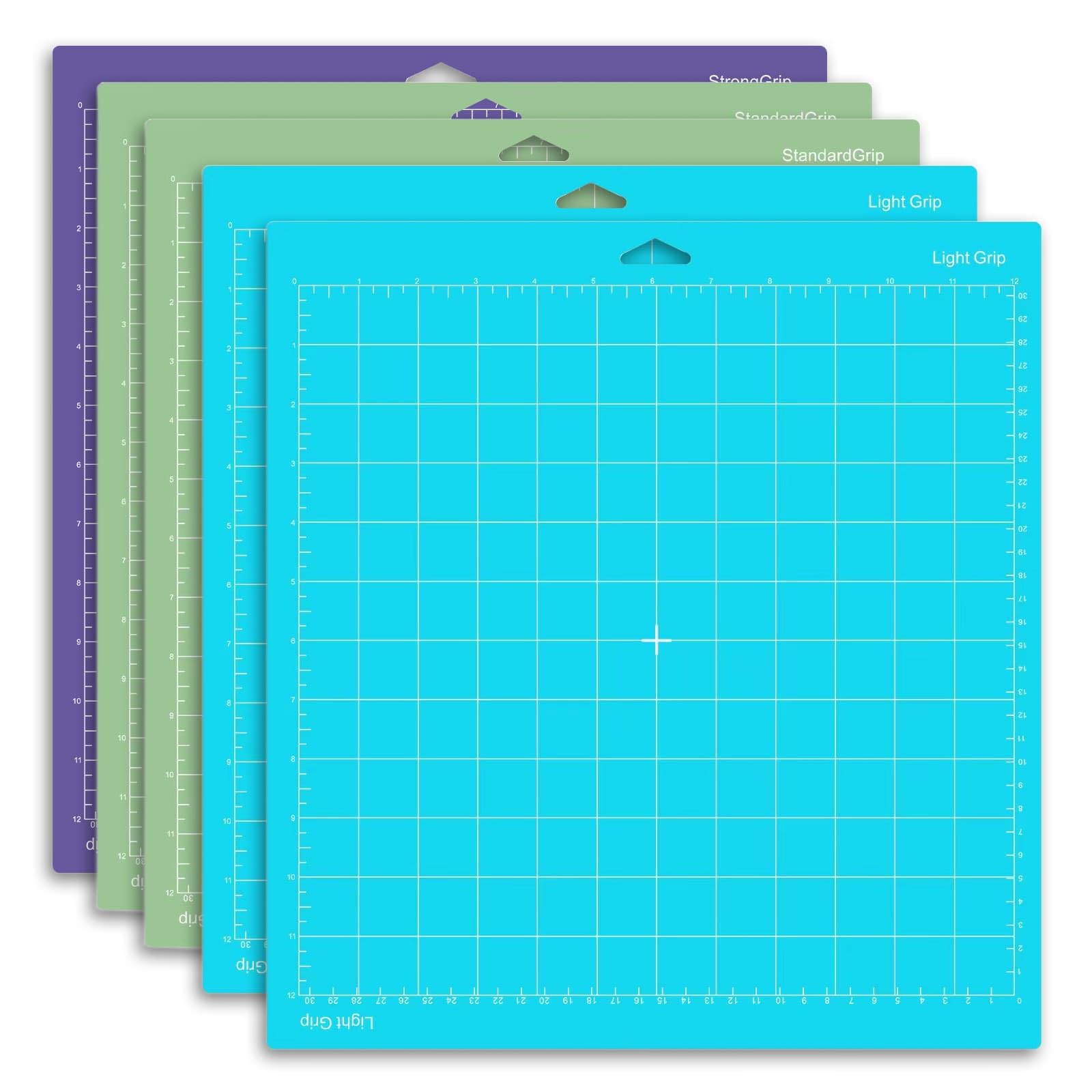 Evita deslizamientos con la alfombrilla de corte adhesiva de 12 x 12 pulgadas en pack de 5