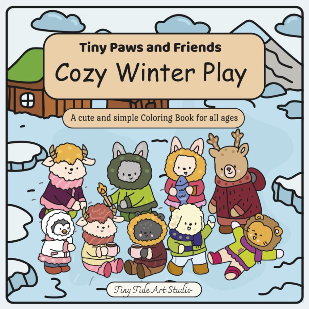 Cozy Winter Play: Tiny paws and Friends