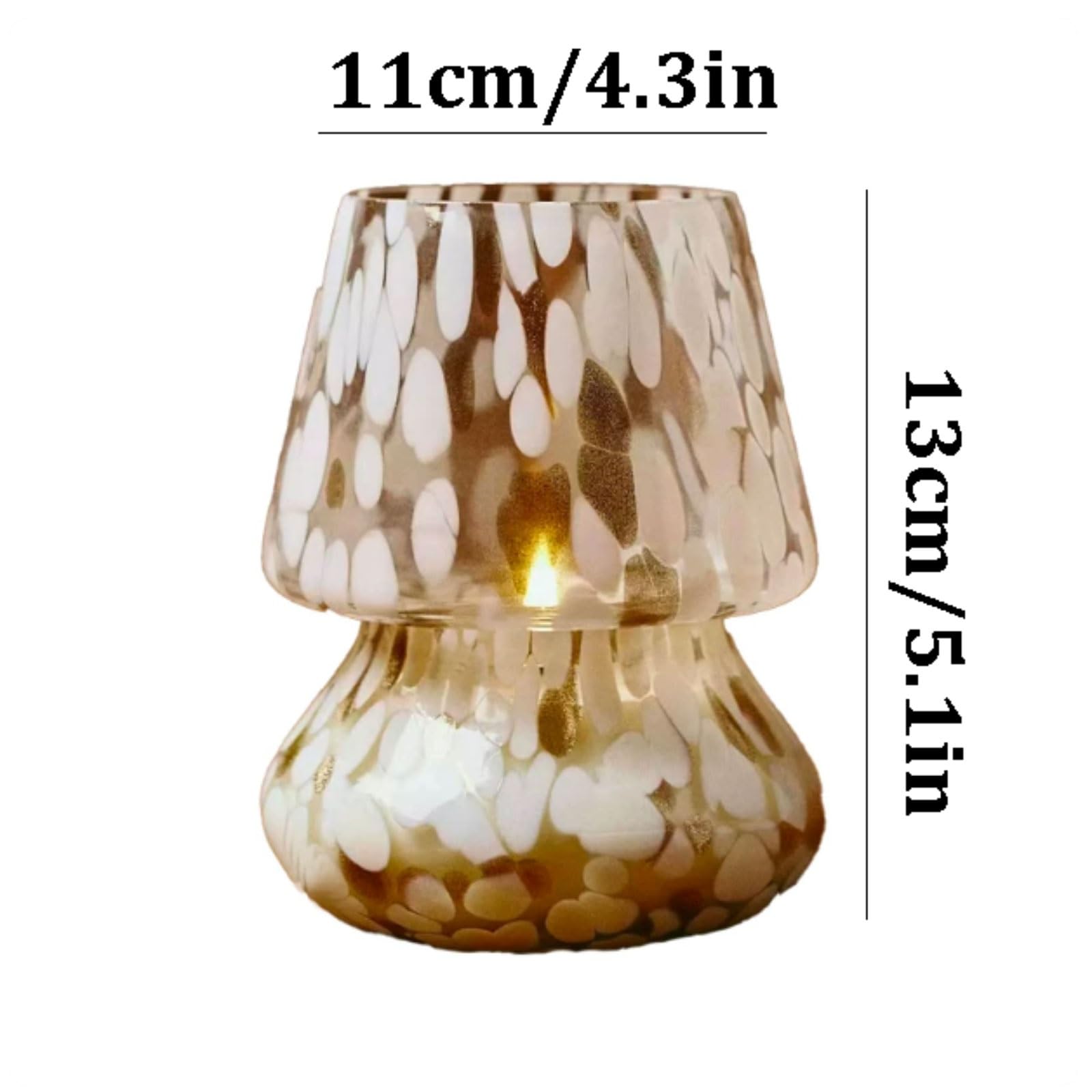 Exquisito Velas de vidrio, vela perfumada reutilizable, vela de aromaterapia moderna, muy perfumada, larga duración, elegante decoración del hogar meloso(Bruin)
