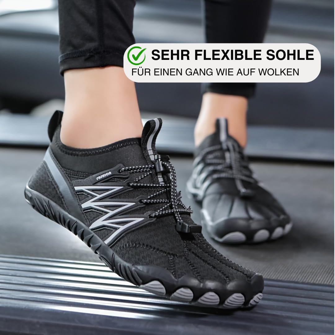 MEIION Pioneer Allround barfussschuhe Unisex Barfußschuhe Damen Herren, Schnell Trocknend Wasserschuhe, Weich Leicht Traillaufschuhe
