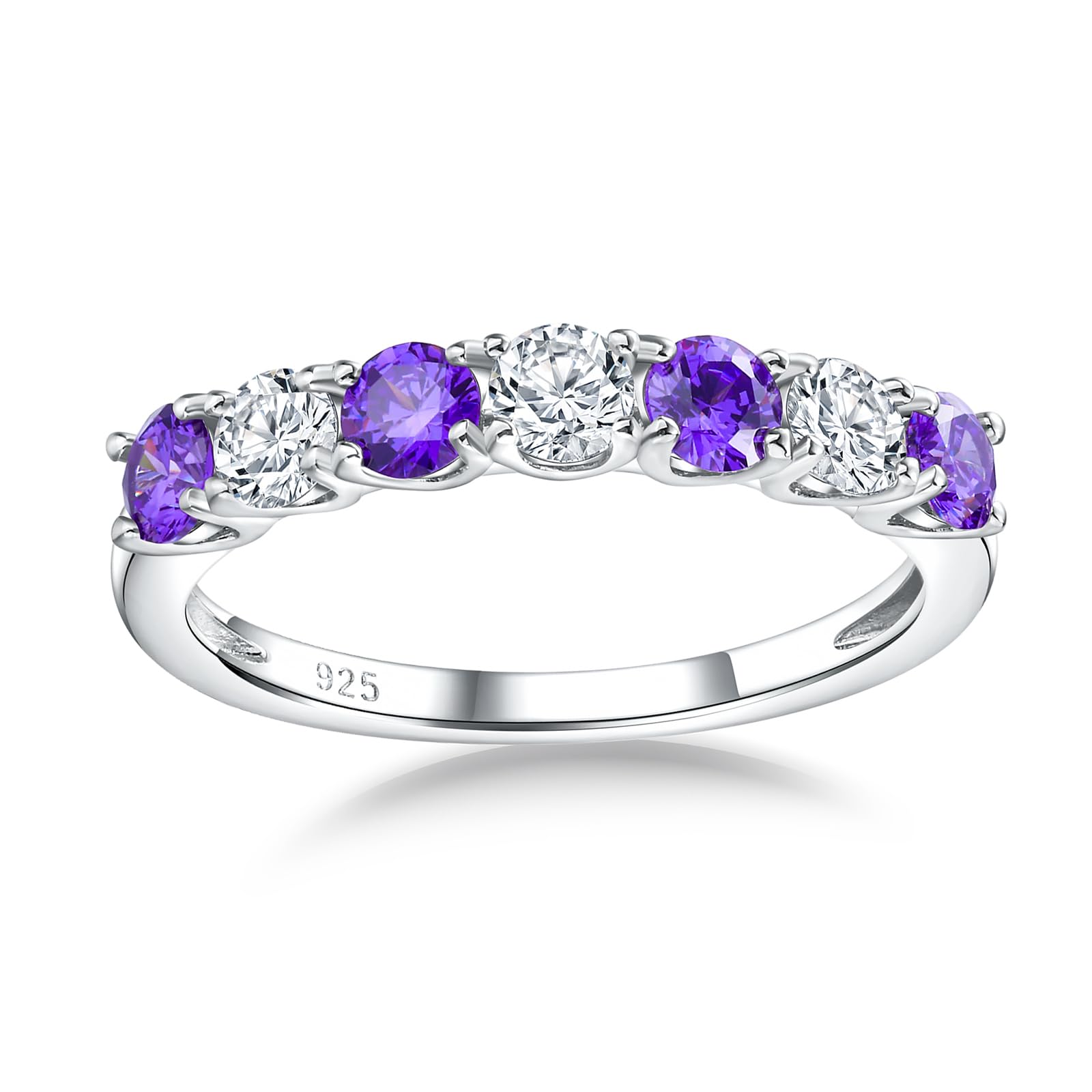 AGRULE Birthstone Eternity Band