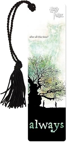 Harry Potter - Severus Snape - Lily Potter - Siempre - Después de todo este tiempo - Marcapáginas brillante con borla para regalar y coleccionar