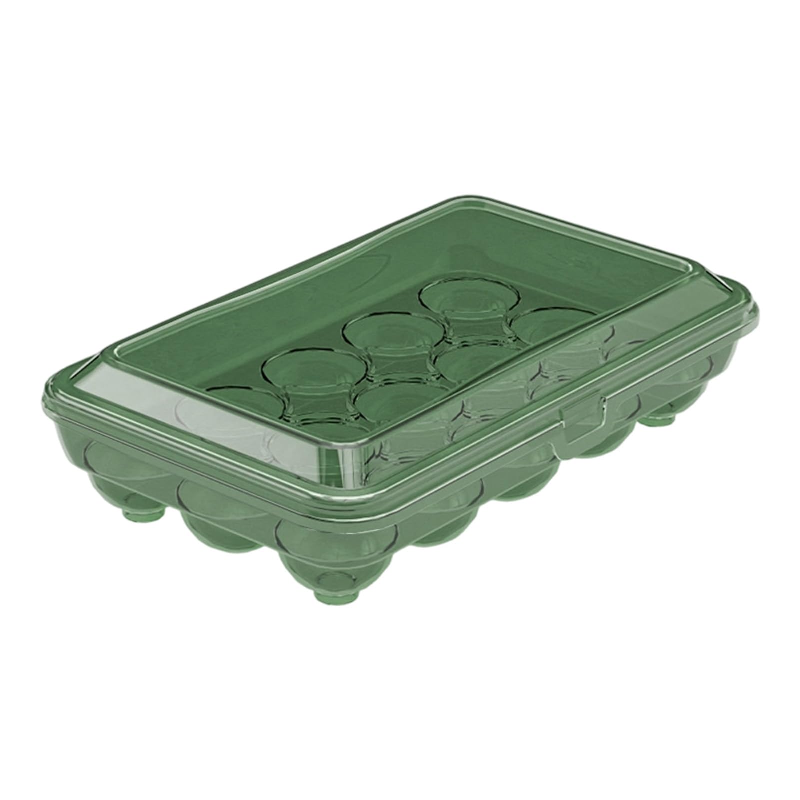 Clear Eggs Holder Box with 10/15 Compartments Perfect for Refrigerator Storage Practical Eggs Organizers Tray Oocyte Storage Container