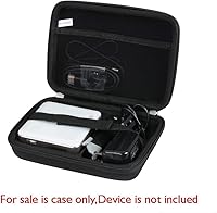 Vista 2 de Adada Estuche rígido de viaje para proyector de películas portátil Kodak Luma Pocket Projector (funda para proyector Kodak Luma 150)