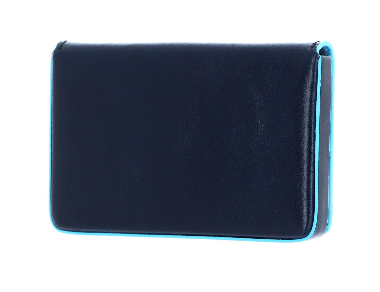 Piquadro PP1263B2 Porta Biglietti Da Visita, Collezione Blu Square, Blu