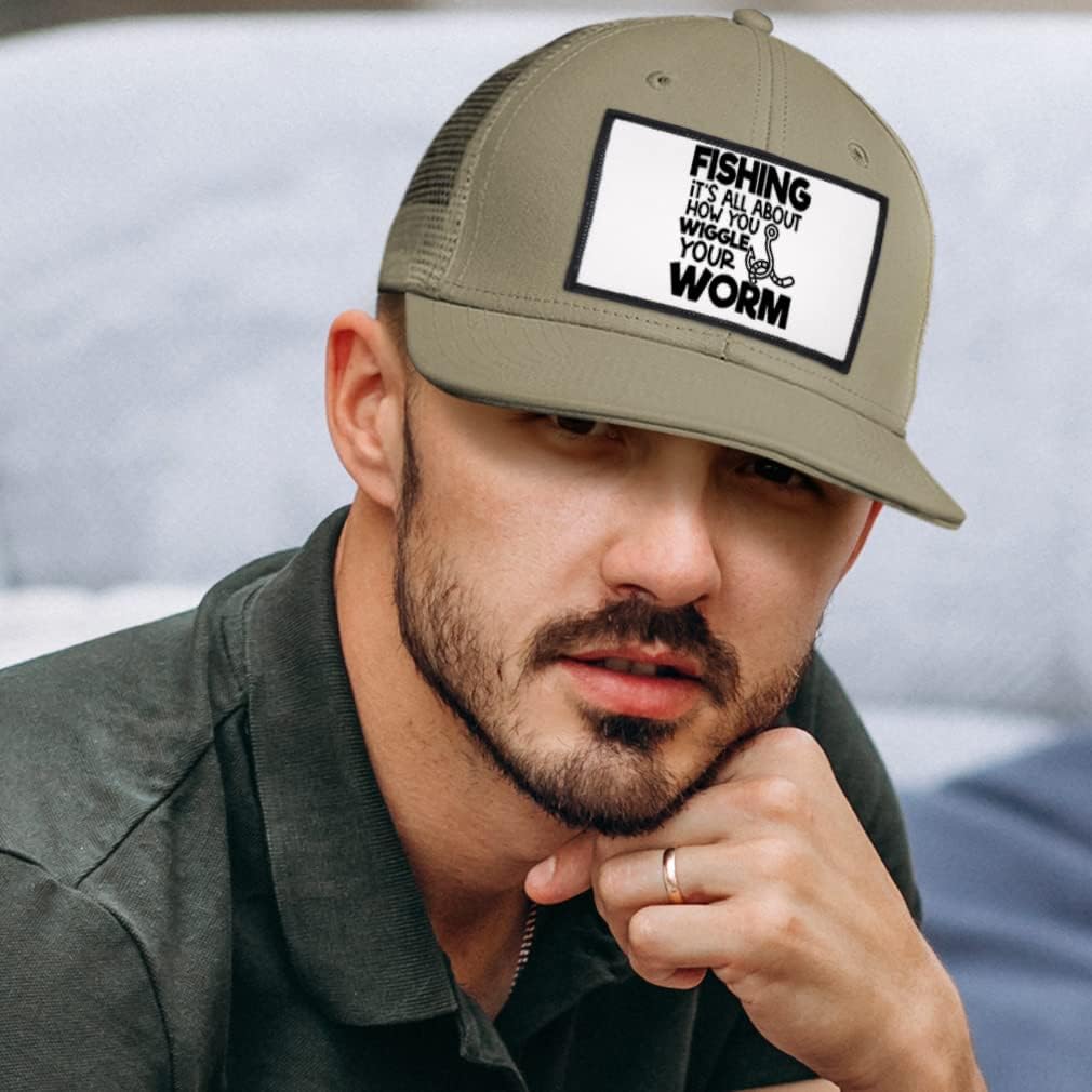 Custom Patch Hat Trucker Baseball Cap Fish Cotton Hook Dad Hat for Men & Women
