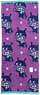 丸眞 アンパンマン フェイスタオル パターンばいきんまん 丸眞 あんぱんまん 汗拭き 891249