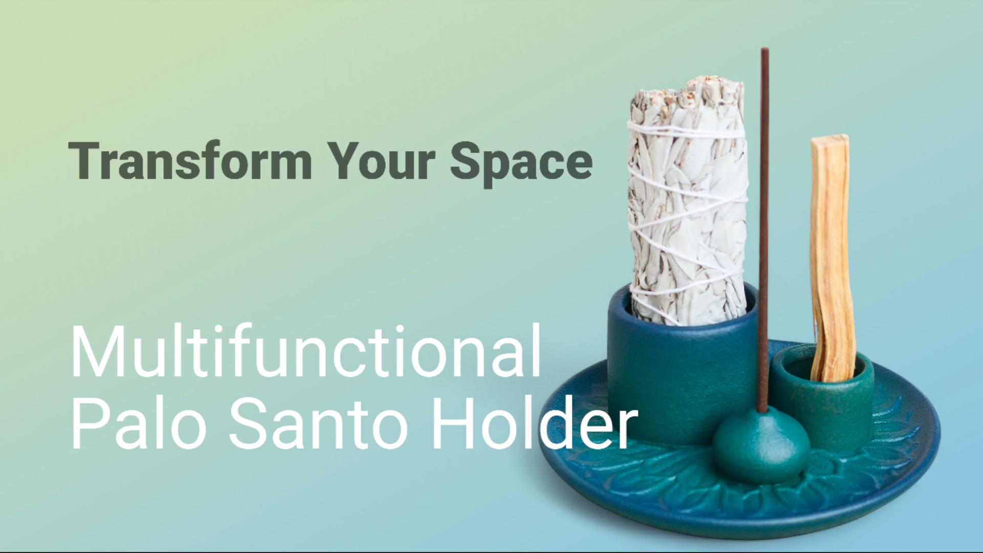 Cabilock Porte Santo Céramique Chaleur Mini Brûleur De Cheminée De