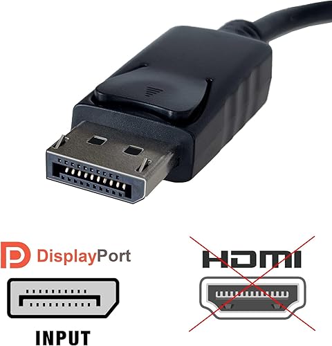 Miniatura 2 de uptab DisplayPort a Dual DisplayPort 8K Adaptador Multi Monitor Splitter, Convertidor Multi-Stream Transport (MST), DP a 2X DP