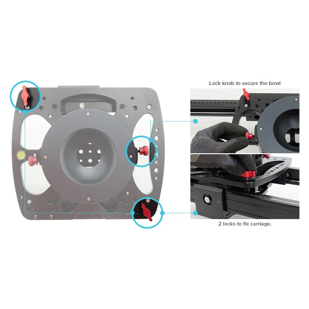 Amazon.com : Konova K Cine Slider 120cm (47.2 Inch) for Large