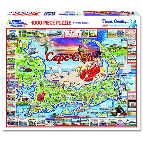 White Mountain 1000 Piece Jigsaw Puzzle, Cape Cod National Park