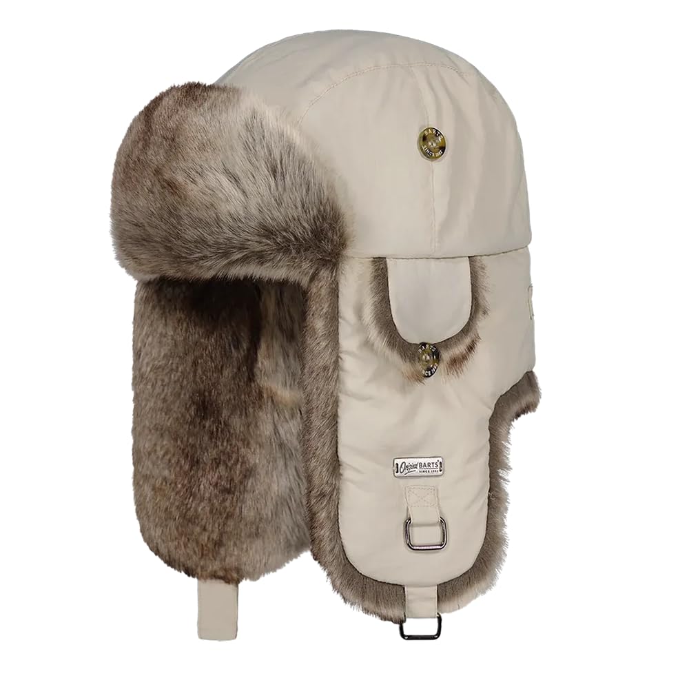 Barts Unisex Kamikaze Beige #35559 Kamikaze Beige Trapper Hat