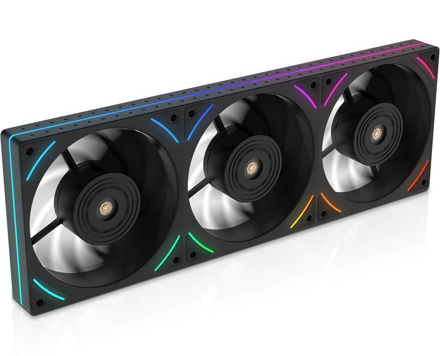 Thermalright TL-UB36R Ventole di raffreddamento inversa per PC a telaio singolo da 360 mm, velocità PWM 2150 giri/min, illuminazione ARGB, flusso d'aria elevato, cavo modulare singolo, per chassis e