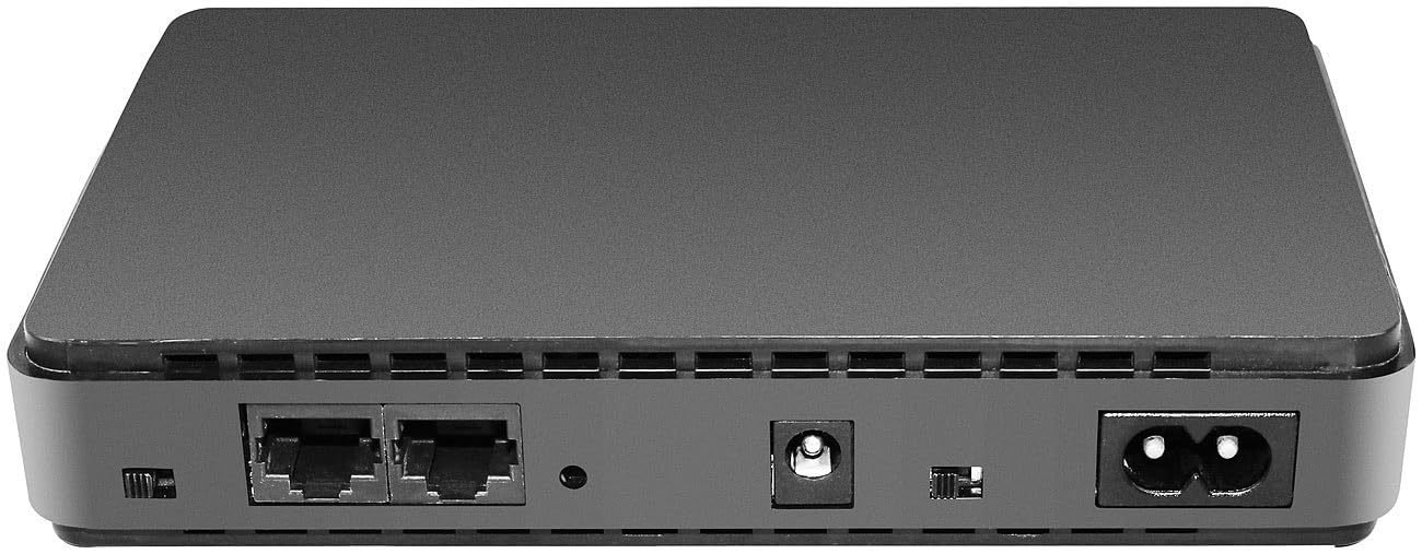 revolt USB c USV: Mini-UPS f. unterbrechungsfr. Stromvers., 8.800 mAh, USB/DC, 2er-Set (USV mit iintegrierter Powerbank, DC, Notstrom)