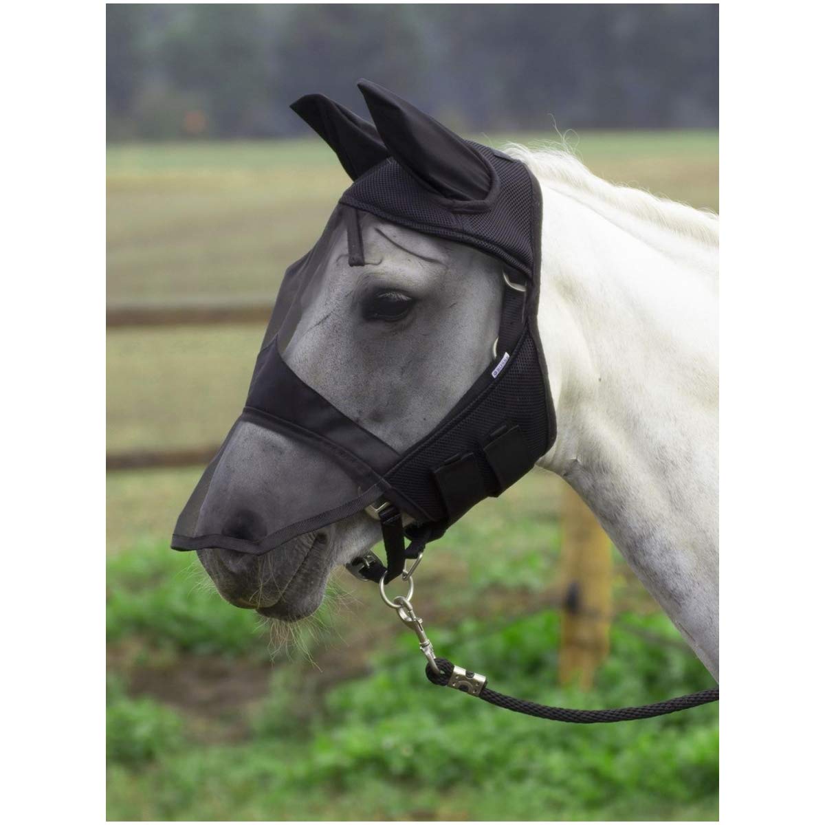 Busse Fly Cover Pro - Máscara antimoscas, Color Negro