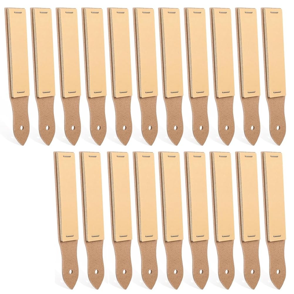 Rersduyt 20 Pcs Sandpaper Pencil Sharpener, Art Pencil Sharpener Sketch Sandpaper Pastel Pencil Sharpener
