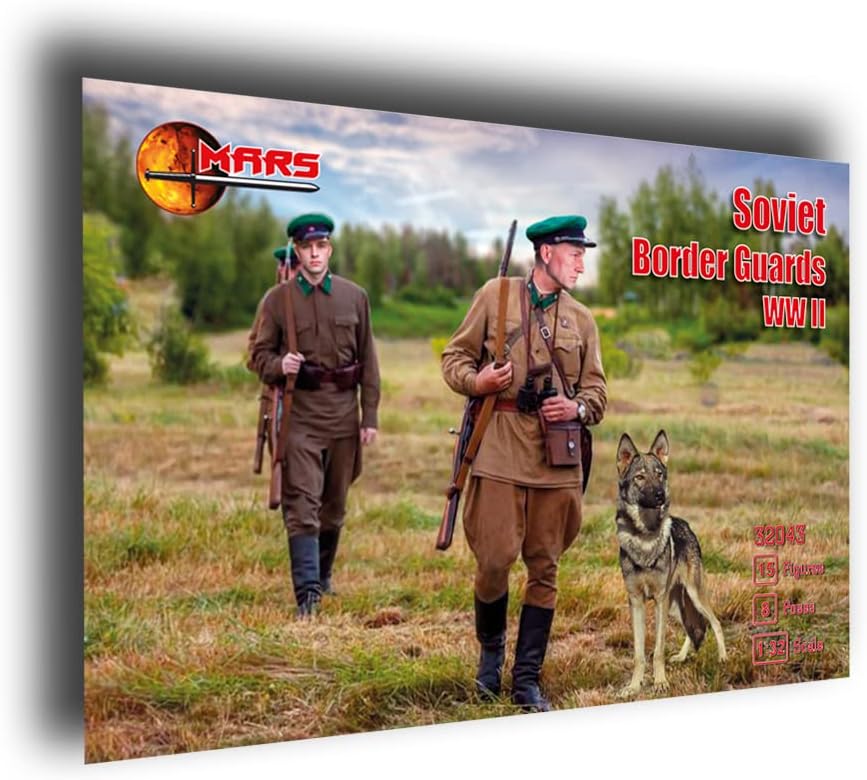 Mars Figures 32043-1/32 - Soviet Border Guards WW II 15 Figures