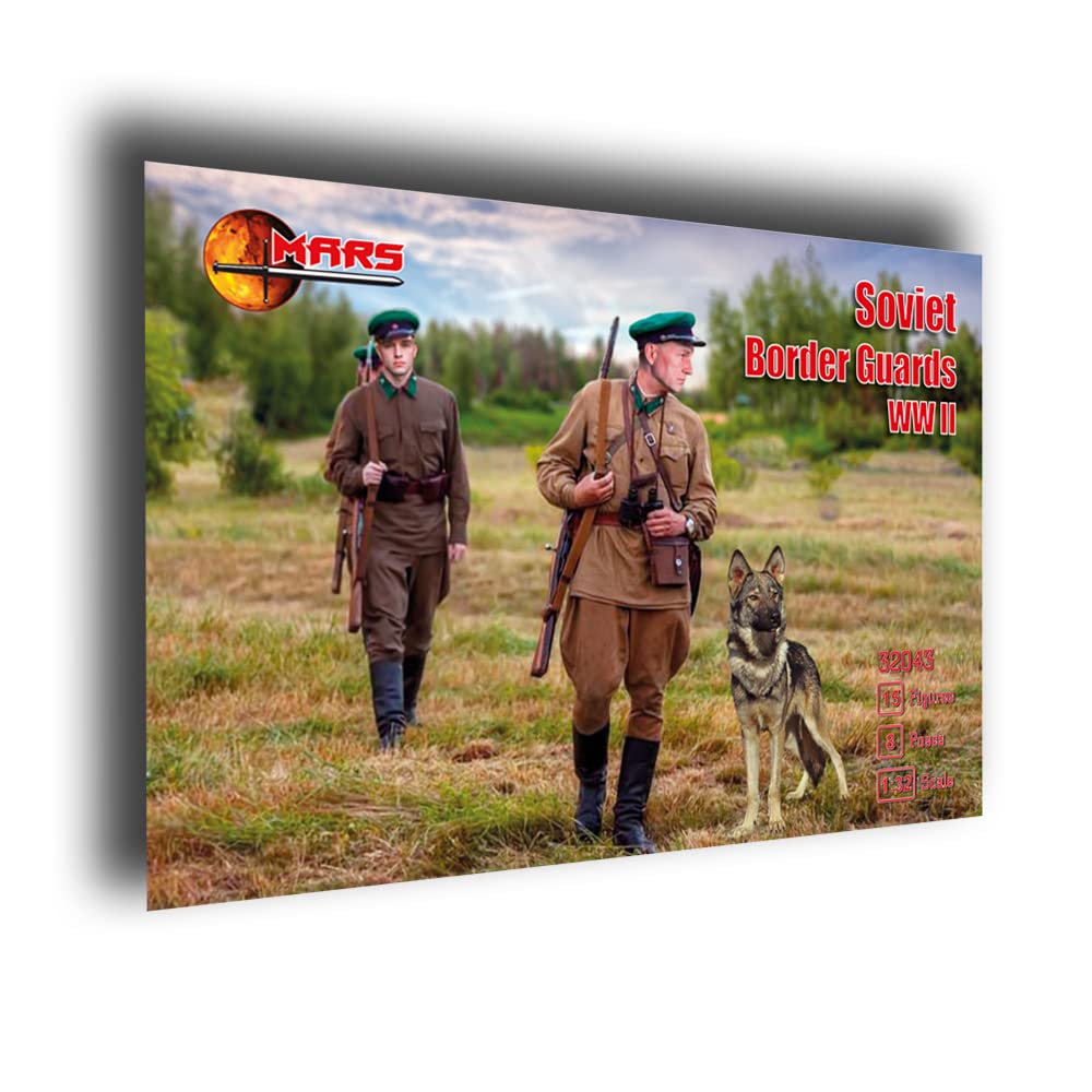 Amazon.com: Mars Figures 32043-1/32 - Soviet Border Guards