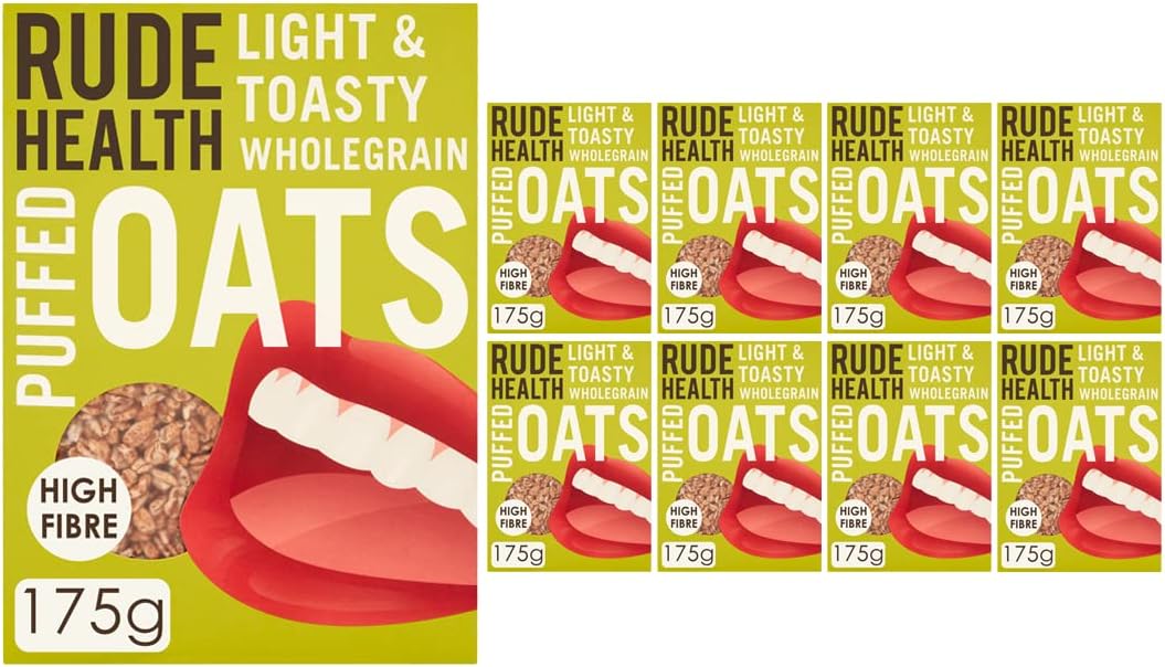 Puffed Oats 175 Grams. (Pack of 8)