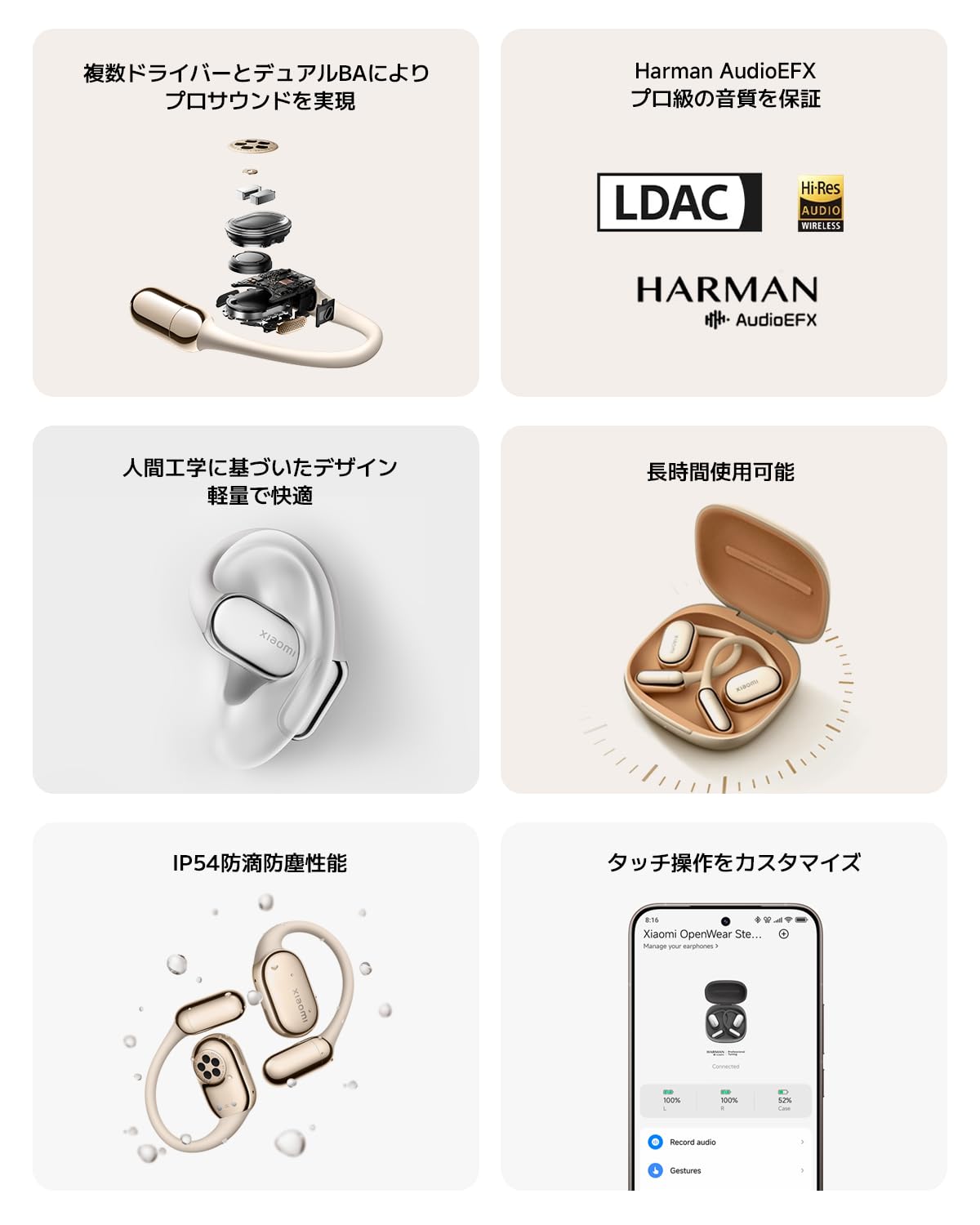 XIAOMI OpenWear Stéréo Pro Graphite Noir