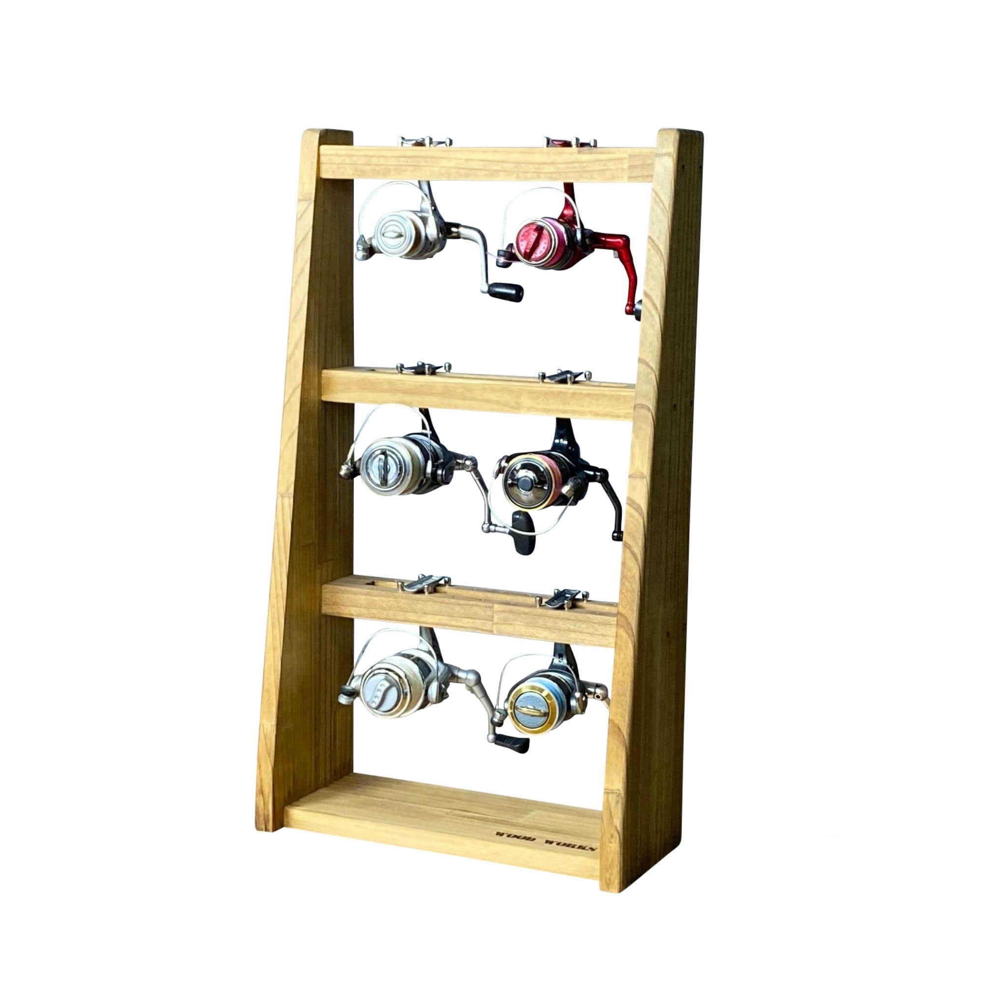 Amazon.co.jp: WOOD WORKS 日本製 リールスタンドAタイプ (Mサイズ【色