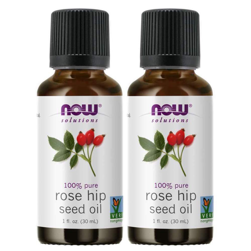 Olio Di Semi Di Rosa Canina NOW Foods - 100% Puro Per Viso E Corpo - 30 Ml