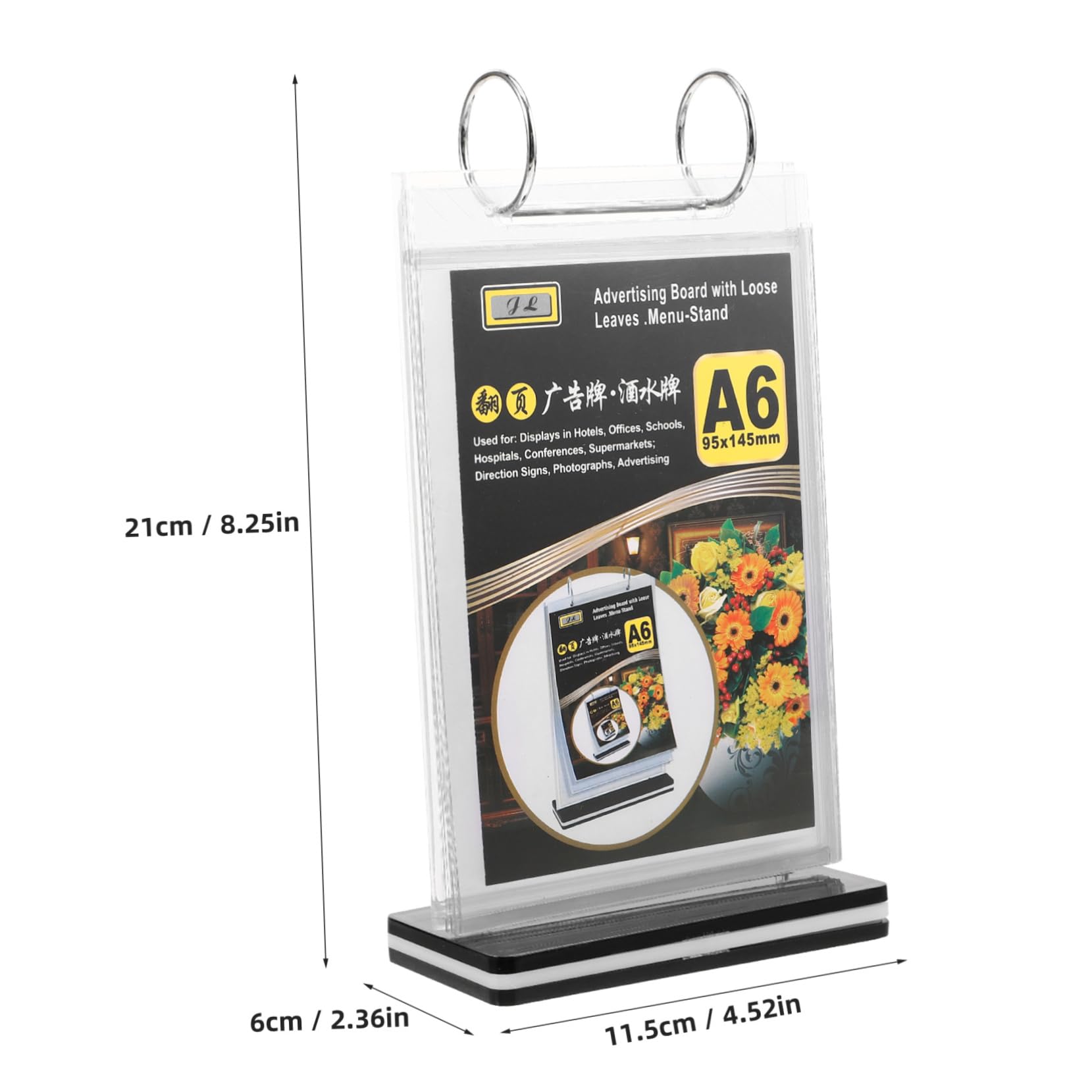 SHINEOFI 9 Sztuk Stojak Papierowy Uchwyt Na Znak Uchwyt Na Menu Stojaki Na Plakaty Do Wyświetlania Menu Stojak Na Etykiety Uchwyty Na Zdjęcia Do Stołów Pulpit Menu Stojak Do Przechowywania