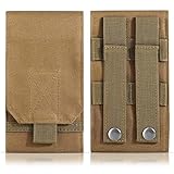 DOUNTO Tactical Phone Holster Large Belt Phone Pouch Molle Carrying Cover Case for Less 6.5" Phone
