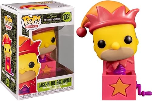 Miniatura 2 de POP The Simpsons: Treehouse of Horror - Jack-in-The-Box Funko ! Figura de vinilo (con funda protectora de caja compatible), multicolor, 3.75 pulgadas