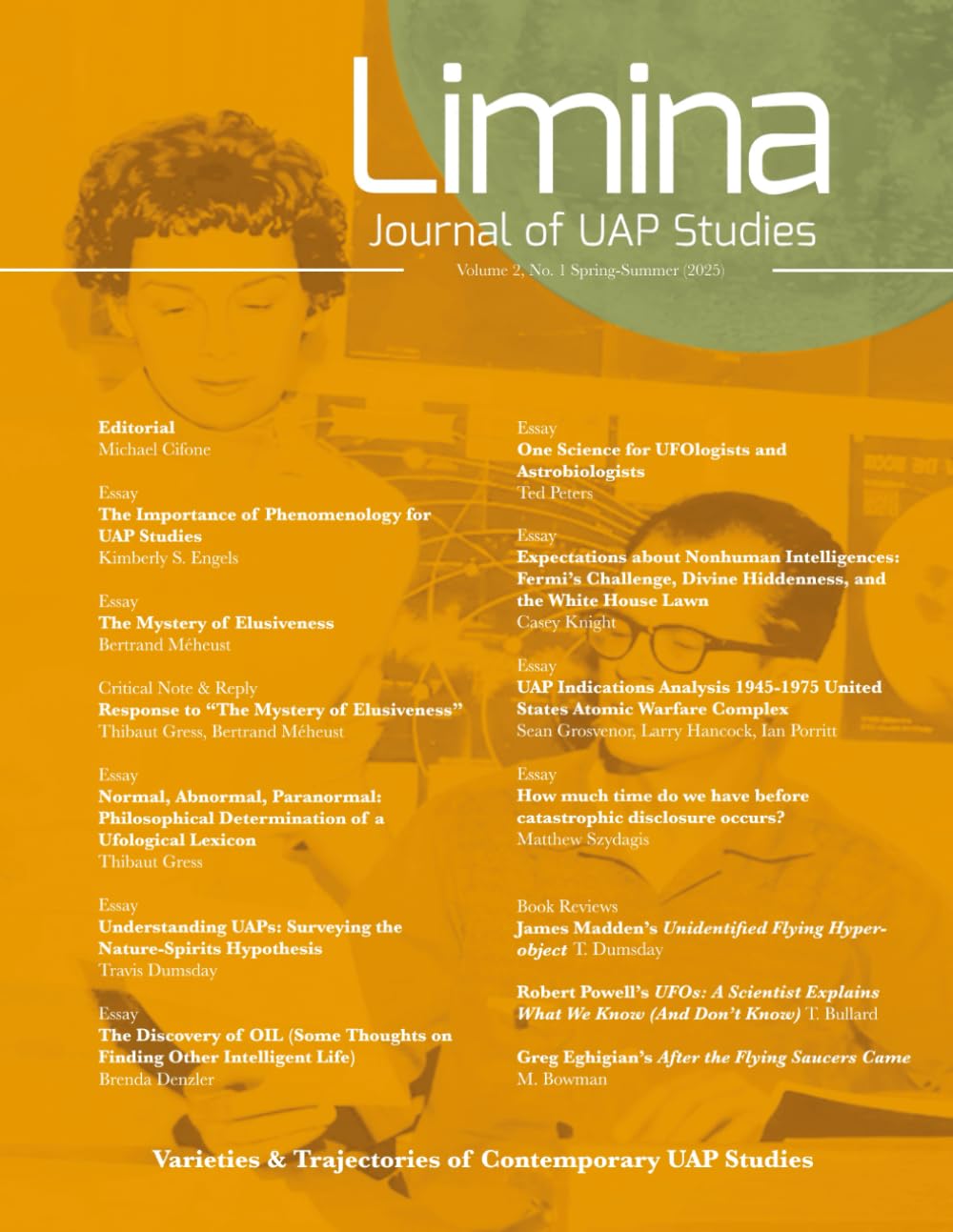 Limina - The Journal of UAP Studies: Volume 2 No. 1 Spring/Summer (2025)