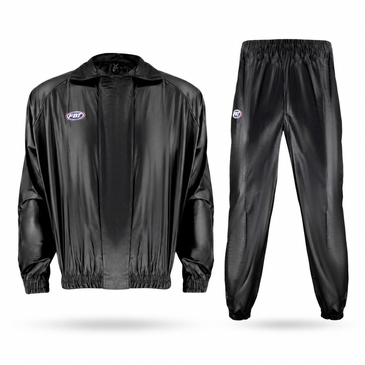 fbt Unisex Sauna Suit/Tracksuit (Black, Small)-picture-35