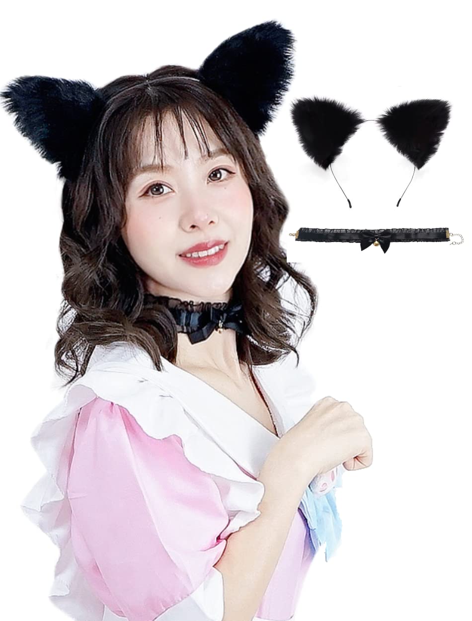 Amazon.co.jp: [Superbian] スペルビアン 黒猫耳+チョーカーセット