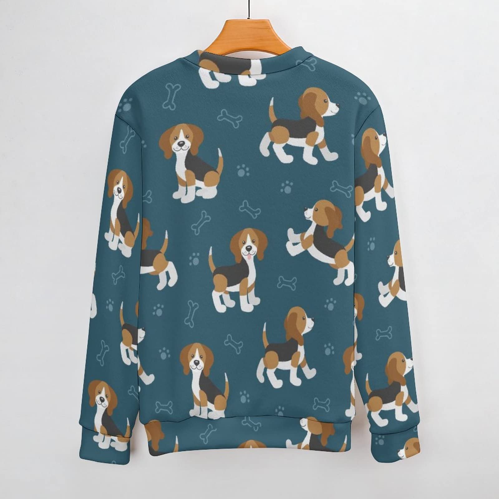 Amazon.co.jp: セーター メンズ かわいい ビーグル 犬柄 ニット クルー