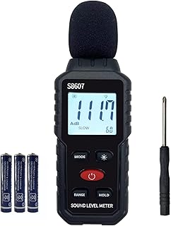 Digital Sound Level Meter,Sound Meter for Classroom Home Street,30-130dBA dB Meter to Measure Noise,Noise Decibel Reader,Audio Sound Tester,Sound Testing equipmetent,Sound Measurement Device