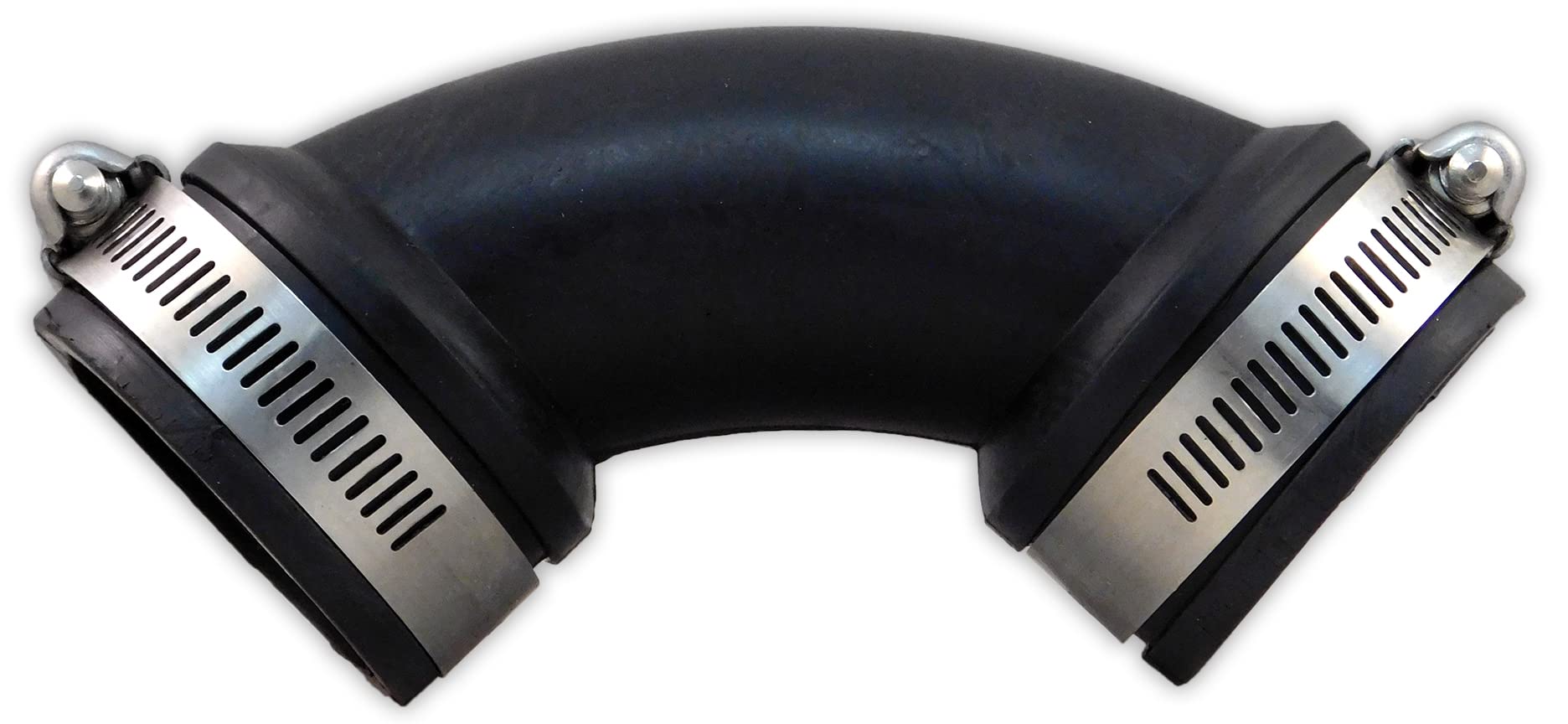 Aquacadabra Rubber 1.5" 90° Elbow Pipe Adapter for Pond & Garden Use