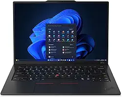 Lenovo ThinkPad X1 Carbon Gen 13 Aura Edition ultrafino, Intel Ultra 7 258V, 35.6 cm 2.8K (2880 x 1800), OLED, AG/AR, 32GB DDR5, SSD 2TB Gen 5, Câmera IR 1080p, WiFi 7.0, Win 11 Pro - Preto