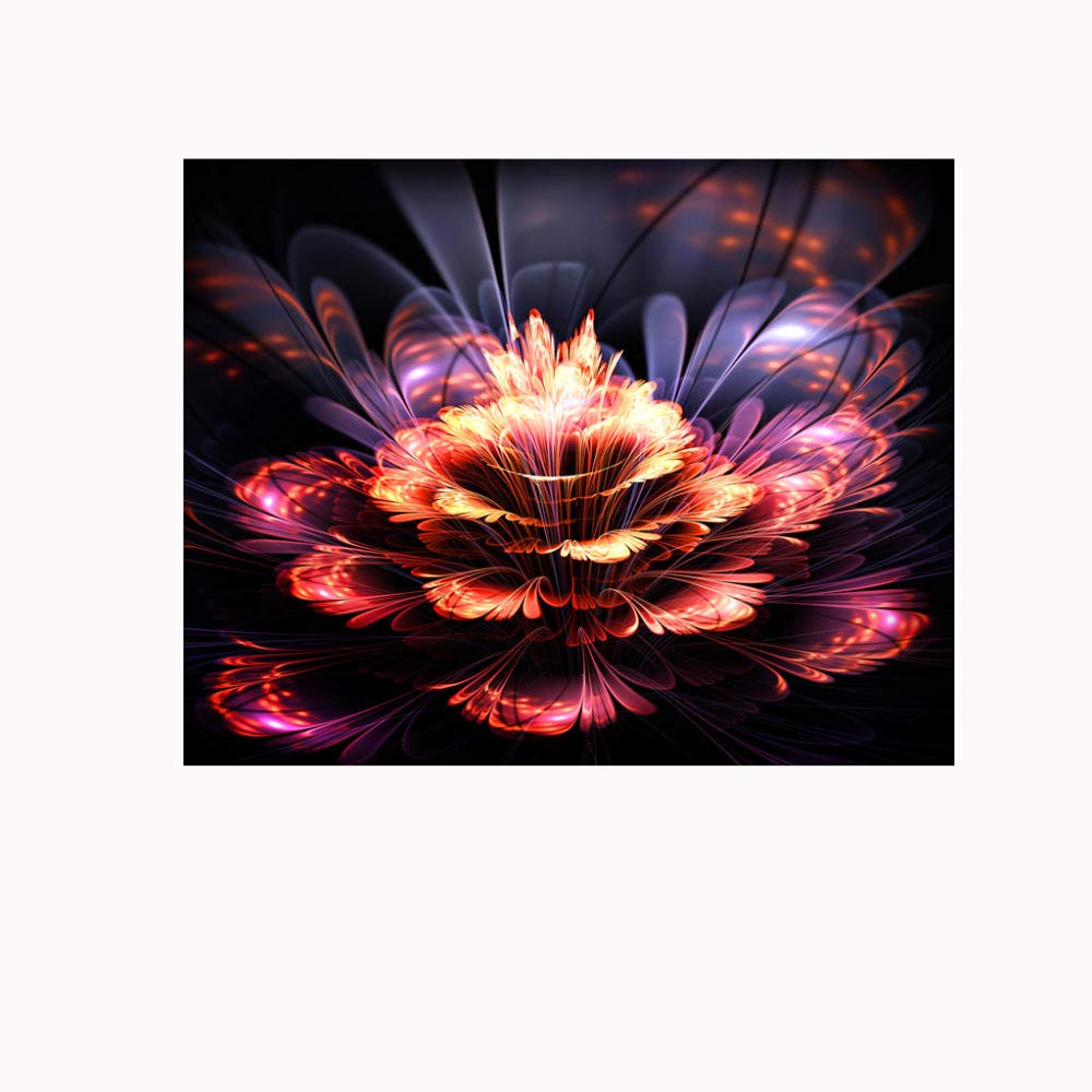 Fotomurales Flores brillantes 200x140cm Decoración de Pared decorativos Murales moderna de Papel Pintado Sala Living Oficina Dormitorio