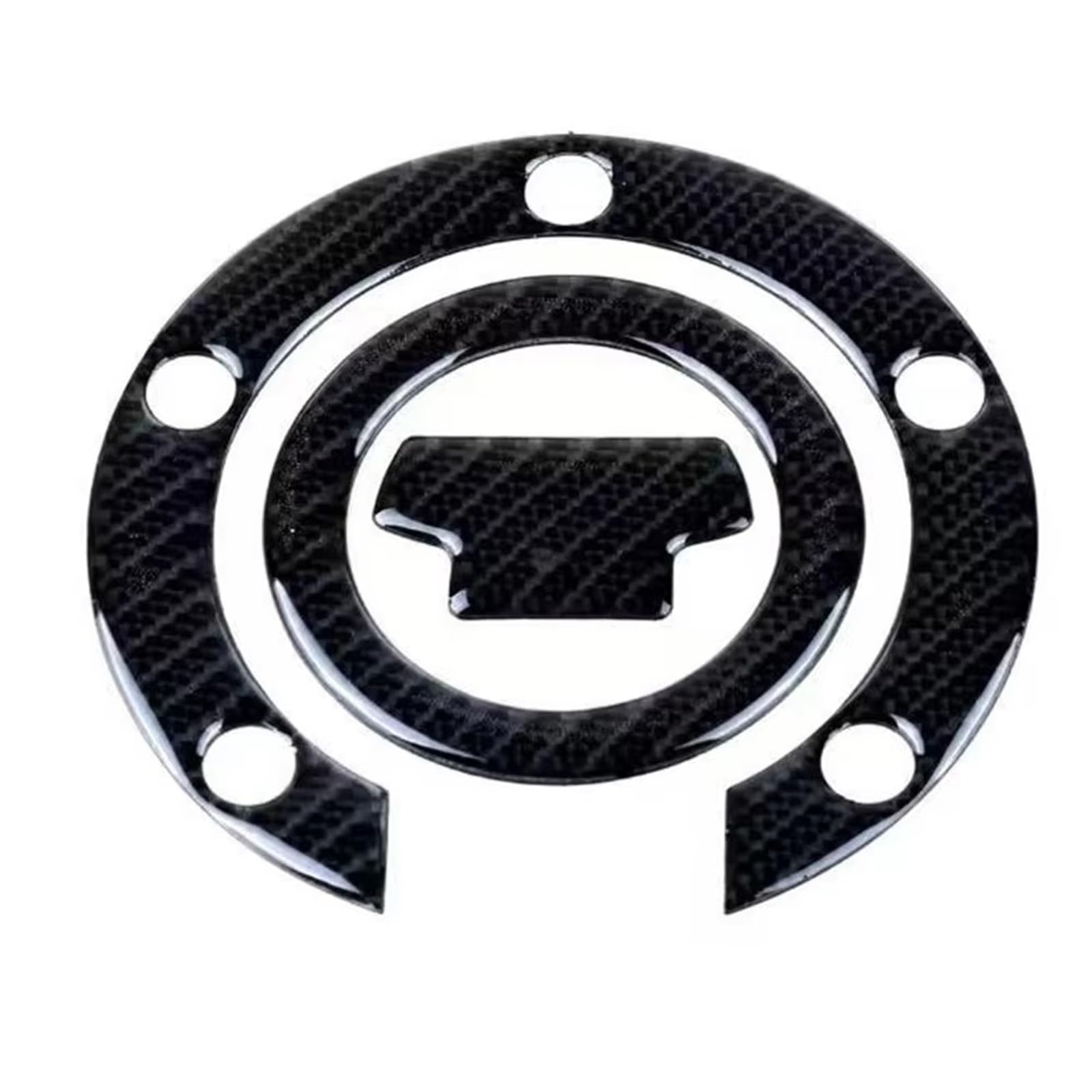 Sticker Serbatoio Moto Adesivo Decalcomania Coperchio Tappo Carburante Per Yamaha Per MT07 | Adesivo Decalcomania Copri Tappo Serbatoio Moto 3D Carbon Look