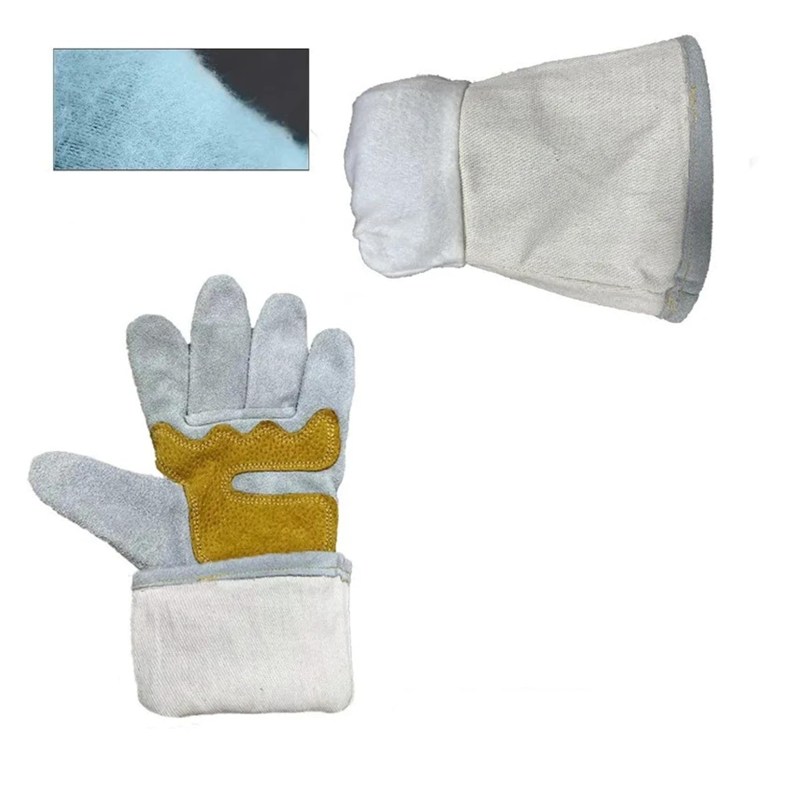 1 paire de gants soudage longs pour Homme et Femme