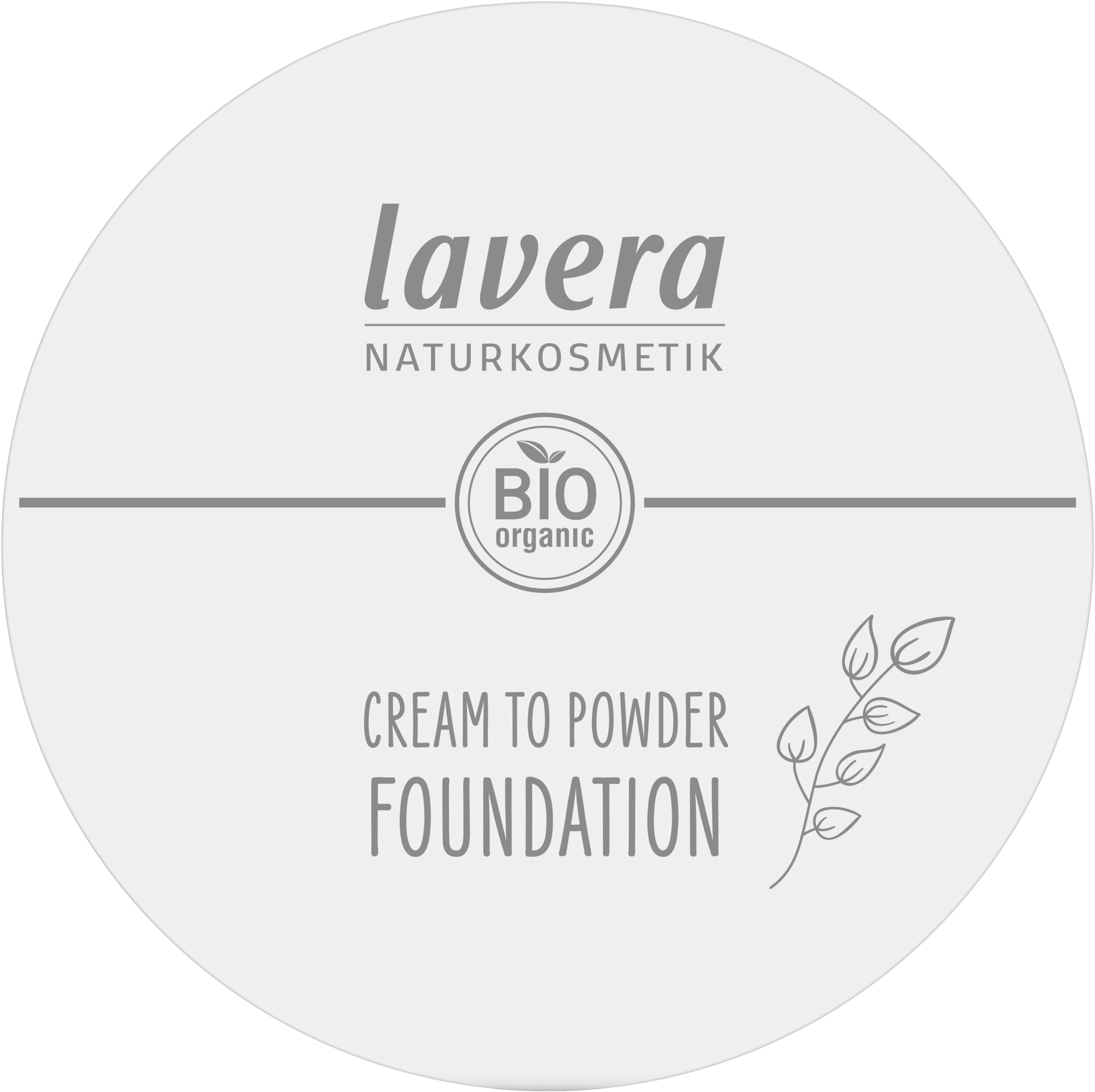 lavera Cream To Powder Foundation - Light 01 - Foundation Make Up with Vitamin E & Almond Oil - Cover, Conceal & Correct - Face Make Up - PETA