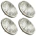 Industrial Performance 7613, 8 Watt, PAR36, 2 Screw Terminals Base, Sealed Beam PAR36 Light Bulb (4 Bulbs)